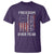 Freedom Over Fear T Shirt Vintage US American Flag - Wonder Print Shop