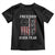 Freedom Over Fear Toddler T Shirt Vintage US American Flag - Wonder Print Shop