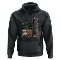 Christmas Pesto and Moo Deng Friendship Hoodie King Penguin Baby Hippo Viral Meme