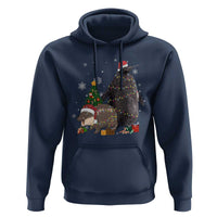 Christmas Pesto and Moo Deng Friendship Hoodie King Penguin Baby Hippo Viral Meme