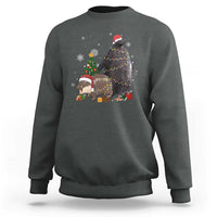 Christmas Pesto and Moo Deng Friendship Sweatshirt King Penguin Baby Hippo Viral Meme - Wonder Print Shop