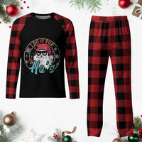 Santa Plaid Pajama Set I Do It For The Ho's - Wonder Print Shop
