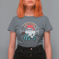 Christmas Santa T Shirt For Women I Do It For The Ho's - Wonder Print Shop