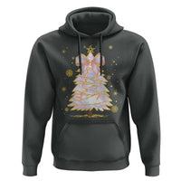 Christmas Tree Bow Hoodie Gift For Her