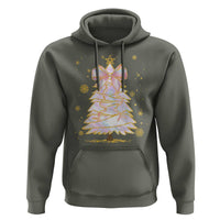 Christmas Tree Bow Hoodie Gift For Her