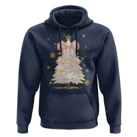 Christmas Tree Bow Hoodie Gift For Her