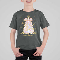 Christmas Tree Bow T Shirt For Kid Gift For Her - Wonder Print Shop