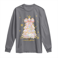 Christmas Tree Bow Long Sleeve Shirt Gift For Her