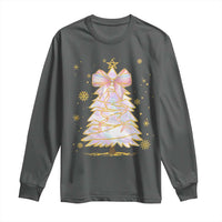 Christmas Tree Bow Long Sleeve Shirt Gift For Her