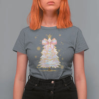 Christmas Tree Bow T Shirt For Women Gift For Her - Wonder Print Shop