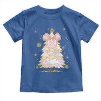 Christmas Tree Bow Toddler T Shirt Gift For Her