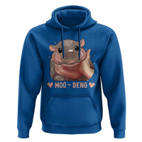 Funny Moo-Deng Hoodie Baby Pygmy Hippo Cute Zoo For Family Tee