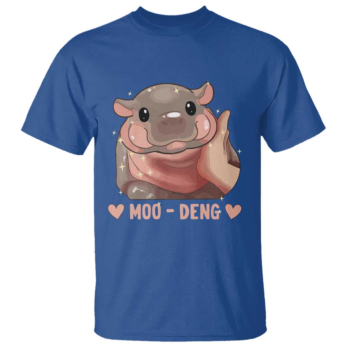 Funny Moo-Deng T Shirt Baby Pygmy Hippo Cute Zoo For Family Tee - Wonder Print Shop