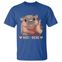Funny Moo-Deng T Shirt Baby Pygmy Hippo Cute Zoo For Family Tee - Wonder Print Shop