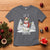 Christmas Let It Snow T Shirt Funny Snowman Snowflakes Xmas Tree - Wonder Print Shop