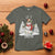 Christmas Let It Snow T Shirt Funny Snowman Snowflakes Xmas Tree - Wonder Print Shop