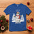 Christmas Let It Snow T Shirt Funny Snowman Snowflakes Xmas Tree - Wonder Print Shop