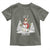 Christmas Let It Snow Toddler T Shirt Funny Snowman Snowflakes Xmas Tree