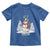 Christmas Let It Snow Toddler T Shirt Funny Snowman Snowflakes Xmas Tree