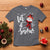 Christmas Let It Snow T Shirt Funny Snowman Snowflakes - Wonder Print Shop