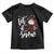 Christmas Let It Snow Toddler T Shirt Funny Snowman Snowflakes