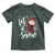 Christmas Let It Snow Toddler T Shirt Funny Snowman Snowflakes