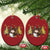 Xmas Snowman Christmas Ornament Cute Winter Leopard Xmas Tree Farm - Wonder Print Shop