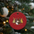 Xmas Snowman Christmas Ornament Cute Winter Leopard Xmas Tree Farm - Wonder Print Shop