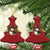 Xmas Snowman Christmas Ornament Cute Winter Leopard Xmas Tree Farm - Wonder Print Shop