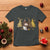 Christmas Snowman T Shirt Cute Winter Leopard Xmas Tree Farm - Wonder Print Shop