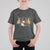 Christmas Snowman T Shirt For Kid Cute Winter Leopard Xmas Tree Farm - Wonder Print Shop