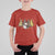 Christmas Snowman T Shirt For Kid Cute Winter Leopard Xmas Tree Farm - Wonder Print Shop