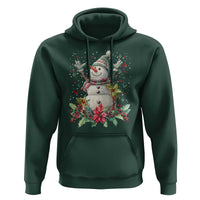 Christmas Snowman Hoodie Retro Winter Holiday Gift For Her