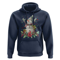 Christmas Snowman Hoodie Retro Winter Holiday Gift For Her