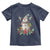 Christmas Snowman Toddler T Shirt Retro Winter Holiday Gift For Her