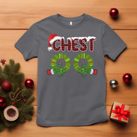 Christmas Couples T Shirt Chest Nuts Funny Couples Matching Chestnuts - Wonder Print Shop
