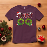 Christmas Couples T Shirt Chest Nuts Funny Couples Matching Chestnuts - Wonder Print Shop