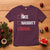 Christmas Santa T Shirt Nice Naughty Bruh Xmas List - Wonder Print Shop