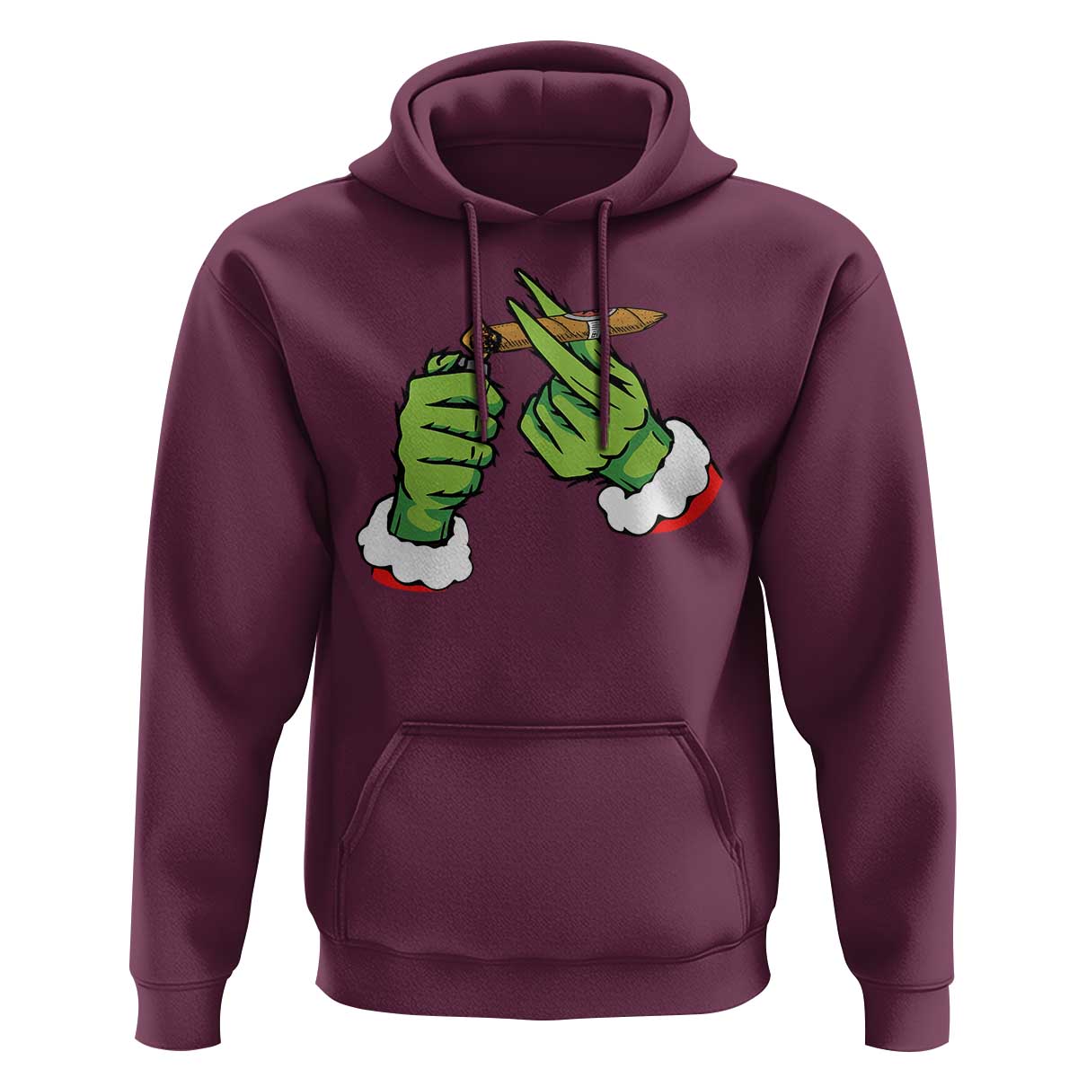 Pothead Christmas Hoodie Cannabis Weed Adult Christmas Party
