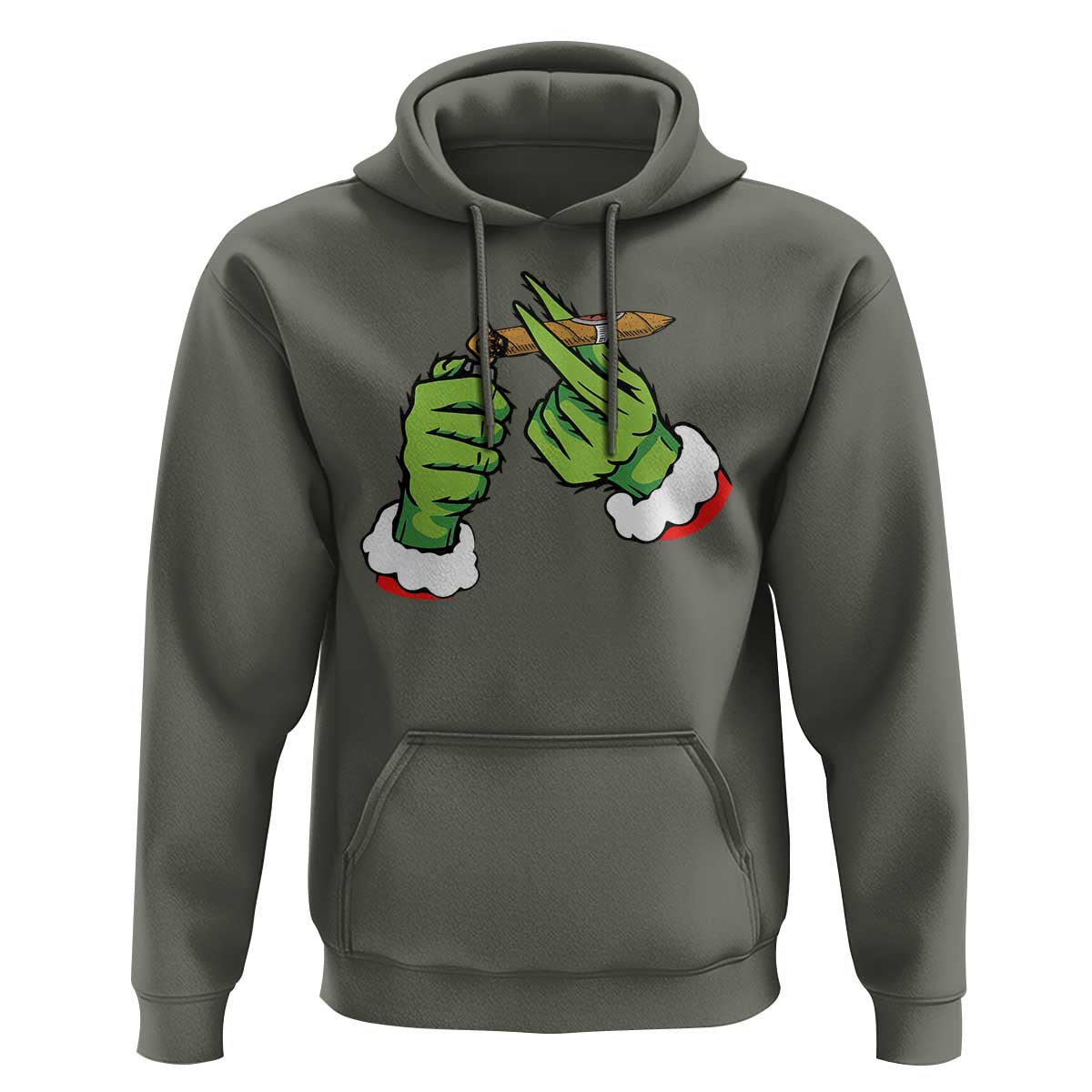 Pothead Christmas Hoodie Cannabis Weed Adult Christmas Party