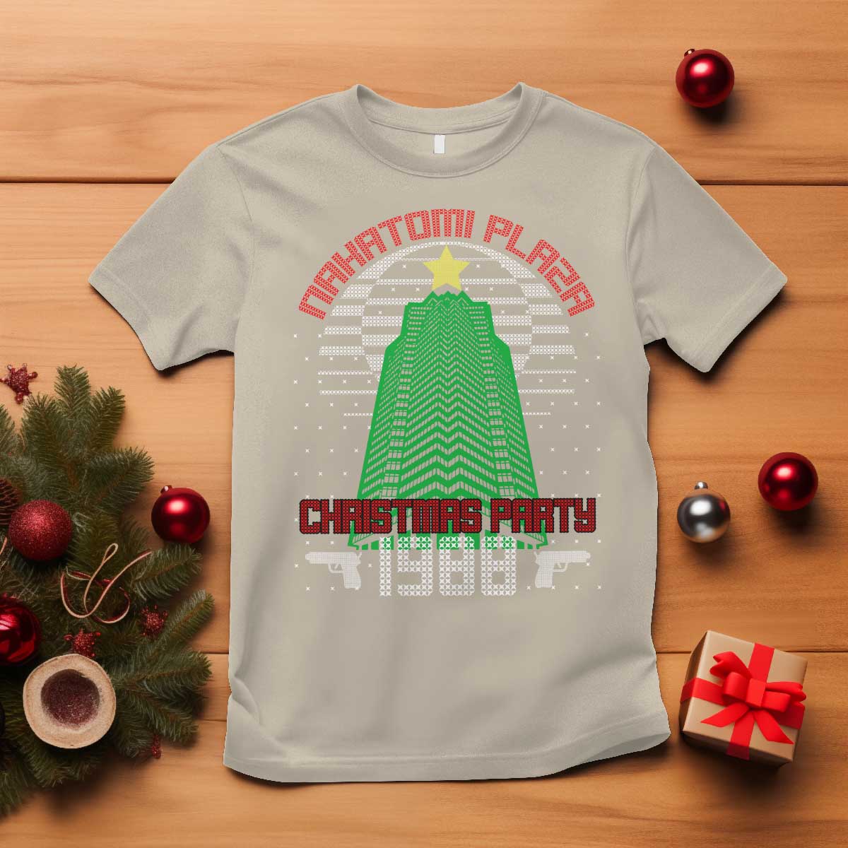 Nakatomi Plaza Christmas Party 1988 T Shirt Xmas Gift Funny 80's Die Movie Bruce - Wonder Print Shop