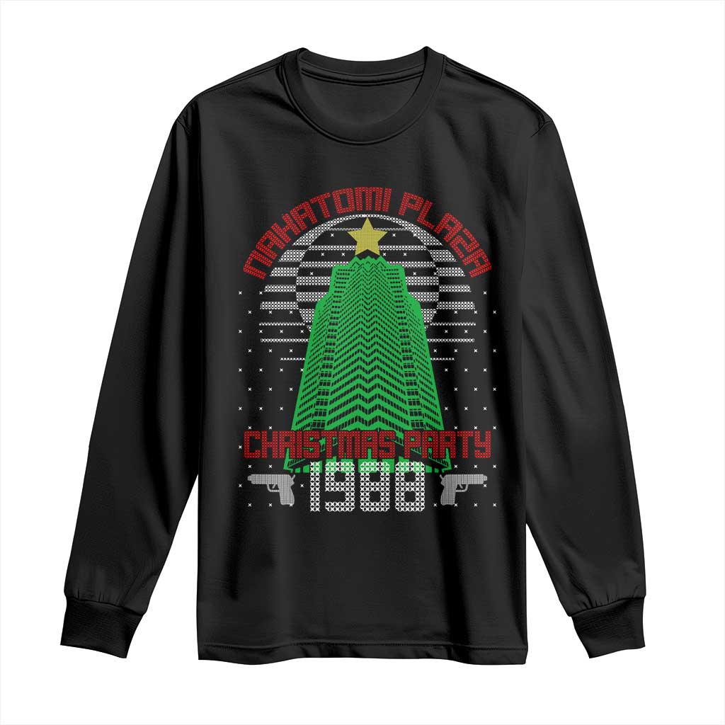 Nakatomi Plaza Christmas Party 1988 Long Sleeve Shirt Xmas Gift Funny 80's Die Movie Bruce