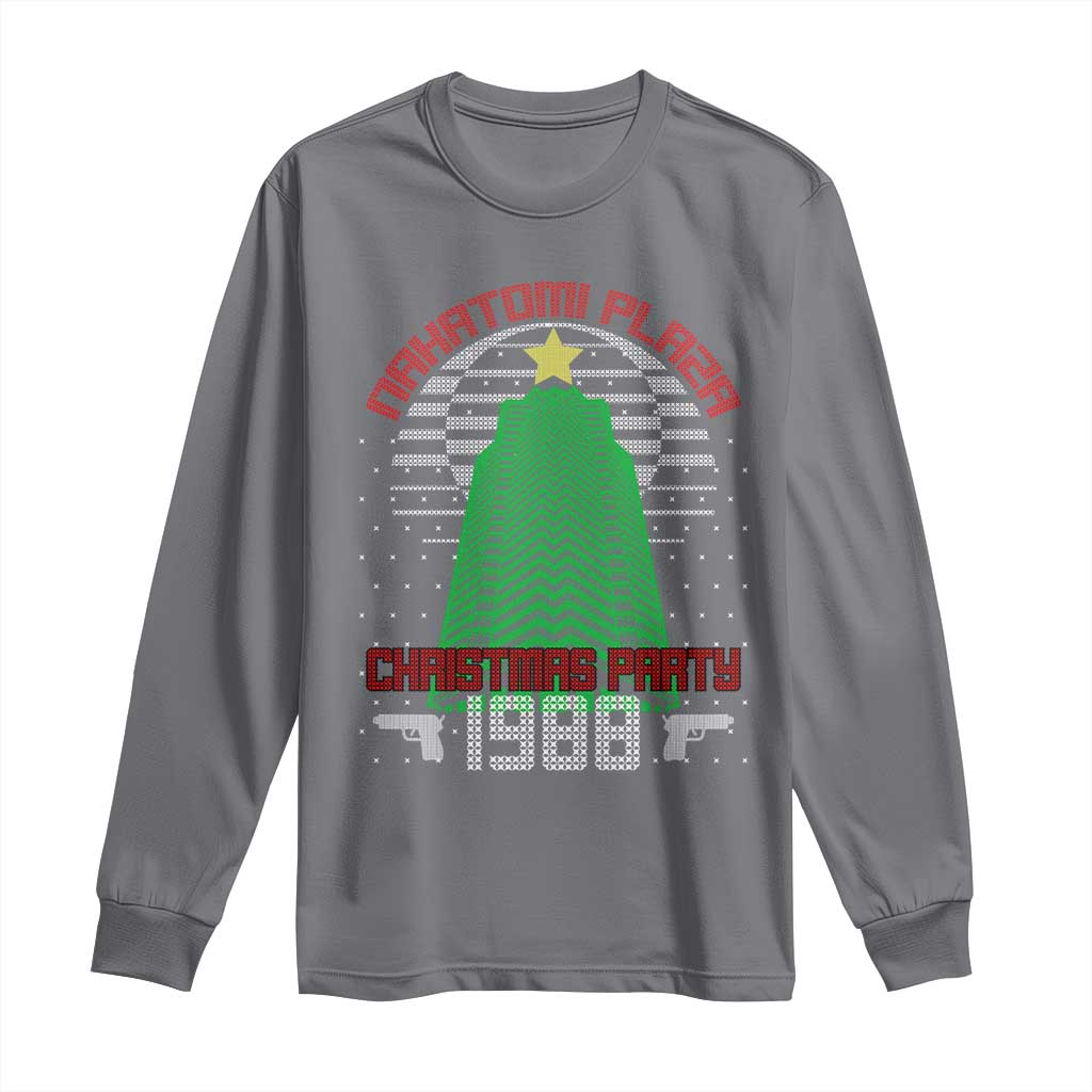 Nakatomi Plaza Christmas Party 1988 Long Sleeve Shirt Xmas Gift Funny 80's Die Movie Bruce