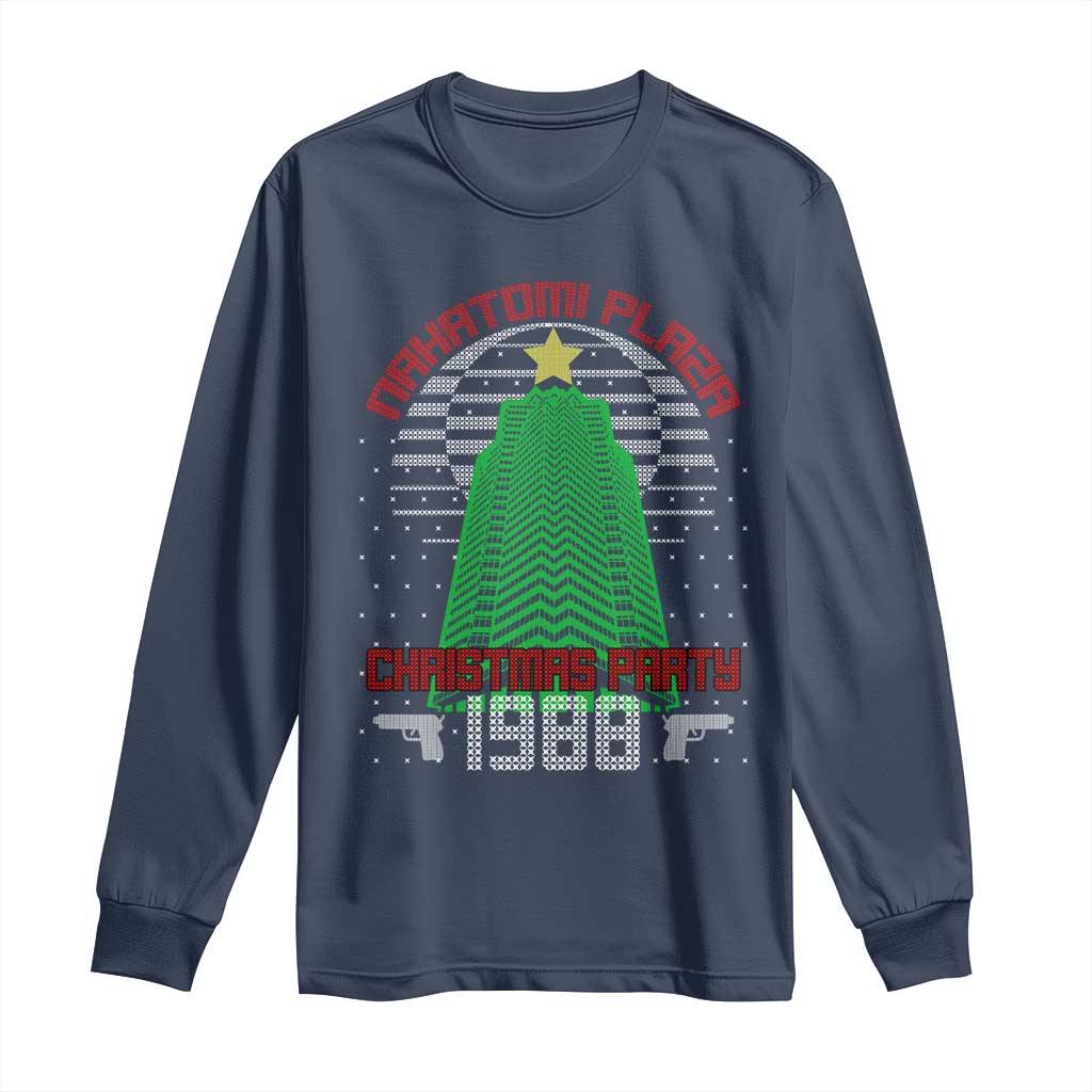 Nakatomi Plaza Christmas Party 1988 Long Sleeve Shirt Xmas Gift Funny 80's Die Movie Bruce