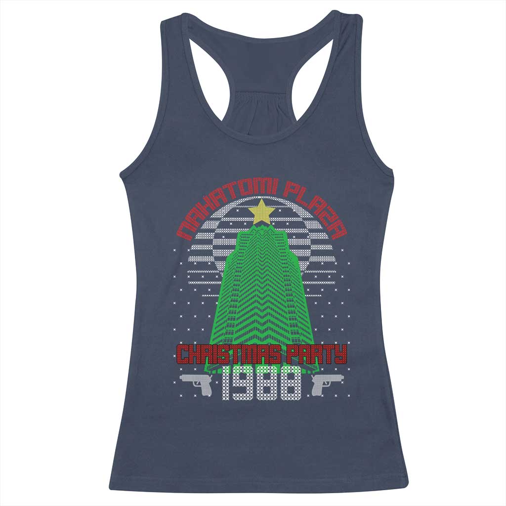 Nakatomi Plaza Christmas Party 1988 Racerback Tank Top Xmas Gift Funny 80's Die Movie Bruce