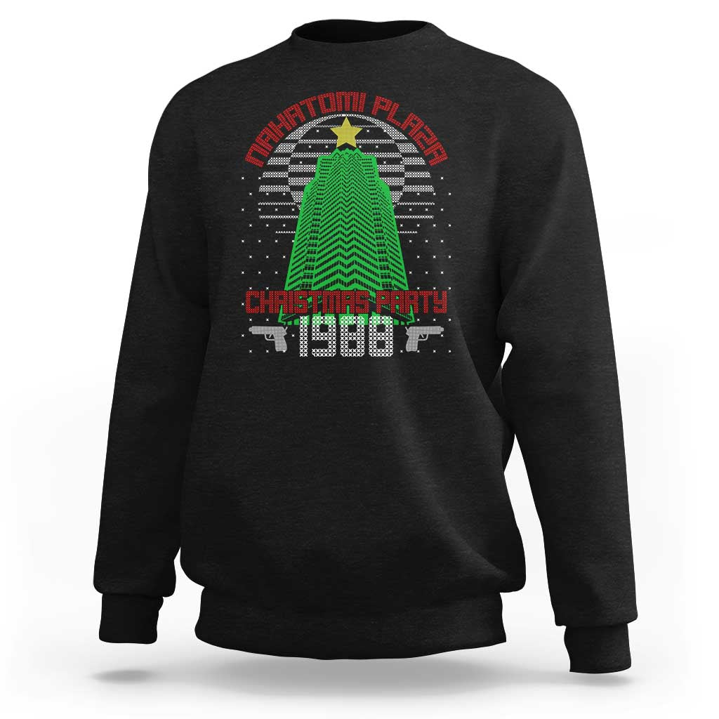 Nakatomi Plaza Christmas Party 1988 Sweatshirt Xmas Gift Funny 80's Die Movie Bruce - Wonder Print Shop
