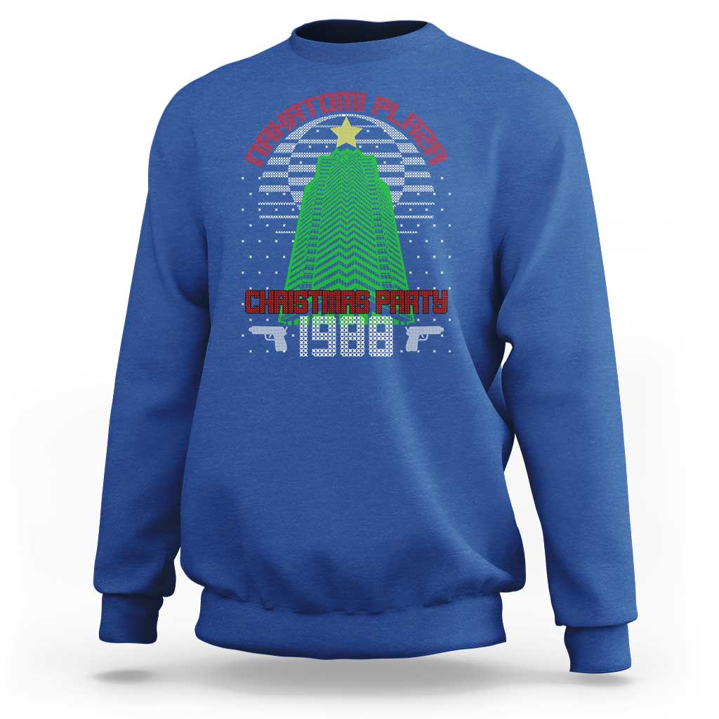 Nakatomi Plaza Christmas Party 1988 Sweatshirt Xmas Gift Funny 80's Die Movie Bruce - Wonder Print Shop