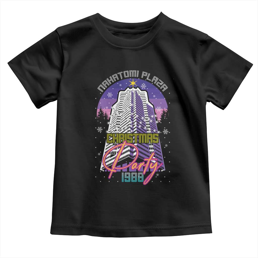 Nakatomi Plaza Christmas Party 1988 Toddler T Shirt Funny 80's Movie Ugly Xmas Gift