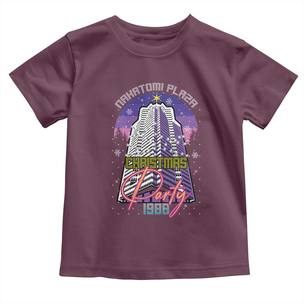 Nakatomi Plaza Christmas Party 1988 Toddler T Shirt Funny 80's Movie Ugly Xmas Gift