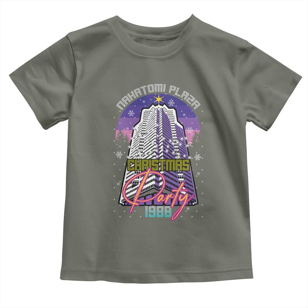 Nakatomi Plaza Christmas Party 1988 Toddler T Shirt Funny 80's Movie Ugly Xmas Gift